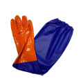 Anti Cut Chemical Resistant PVC Coated Hand Gloves for Construction Work